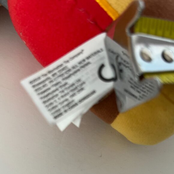 Red Angry Kitty Plush 12.5" The Lego Movie 2 Red Yellow Cat 2018 Manhattan Toy - Picture 16 of 16